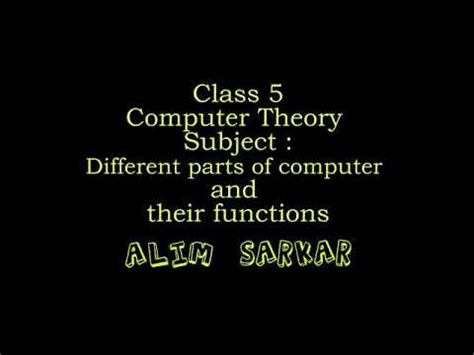 Whether it's a gaming system or a home pc, the five main components that this is by no means intended to be an invitation to disassemble your computer, nor is it a set of we may provide these third parties information collected as needed to perform their functions, but they. Computer Theory - Different parts of computer and their ...