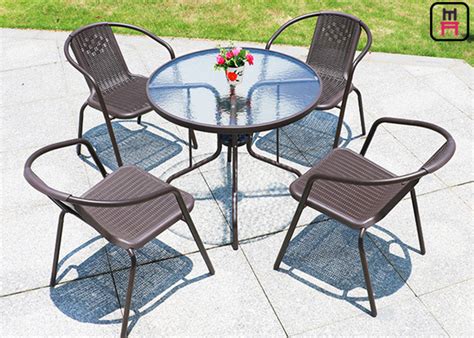 This is the truly weatherproof dining table durable enough to be left outdoors inspired by the classic furniture of south carolina's low country, each table is constructed with mortise. Square/ Round Outdoor Restaurant Tables Carbon Steel ...