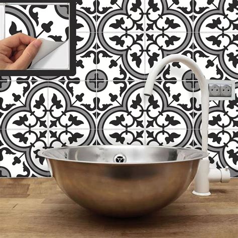 Installing a tile backsplash can add timeless beauty to your home. Tile Decals Stickers for Kitchen Backsplash Floor Bath ...