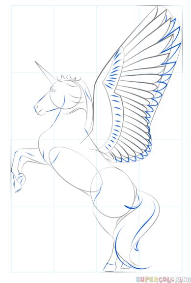 And in this drawing guide we will show you how to draw a unicorn. How to draw a realistic unicorn | Step by step Drawing ...