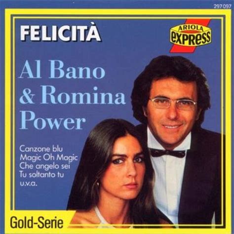 Cette fois, il ne s'agit pas de couple, le divorce ayant déjà été prononcé en 1999. Paroles et traduction Romina Power : Felicità (feat. Al ...