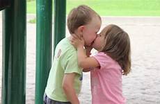 kiss kids first playground kissing year old cute funny his getting