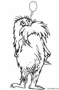 The lorax is one of the characters in the children's story dr. Printable Lorax Coloring Pages For Kids