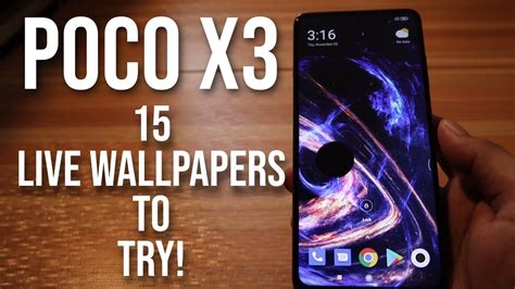 Explore the 7395 (1080x2340) wallpapers and download freely everything you like! 15 Android Live Wallpaper You need to try | POCO X3 - YouTube