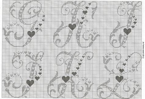 Ponto cruz para abrir o apetite. Bordados da Rê°~*::....: Monograma Lindo em Ponto Cruz