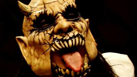 You can build the position. Demonic Possession: Moveable Jaw Two Piece Halloween Mask ...