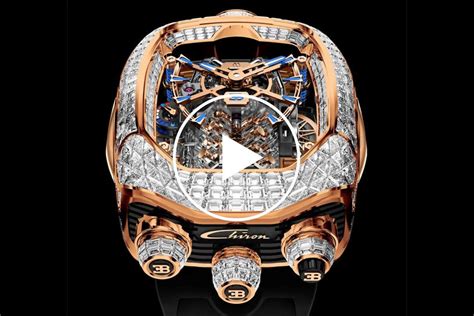 This a model of the w16 of the bugatti chiron. Bugatti Chiron-Inspired Watches Feature W16 Engine Block ...