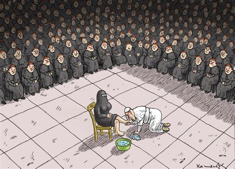 So einen gründonnerstag hat nrw noch nie erlebt. GRÜNDONNERSTAG von marian kamensky | Religion Cartoon ...