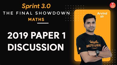 Jee main 2019 paper 1 question papers pdf. JEE Main 2019 Question Paper 1 Discussion | JEE Mains ...