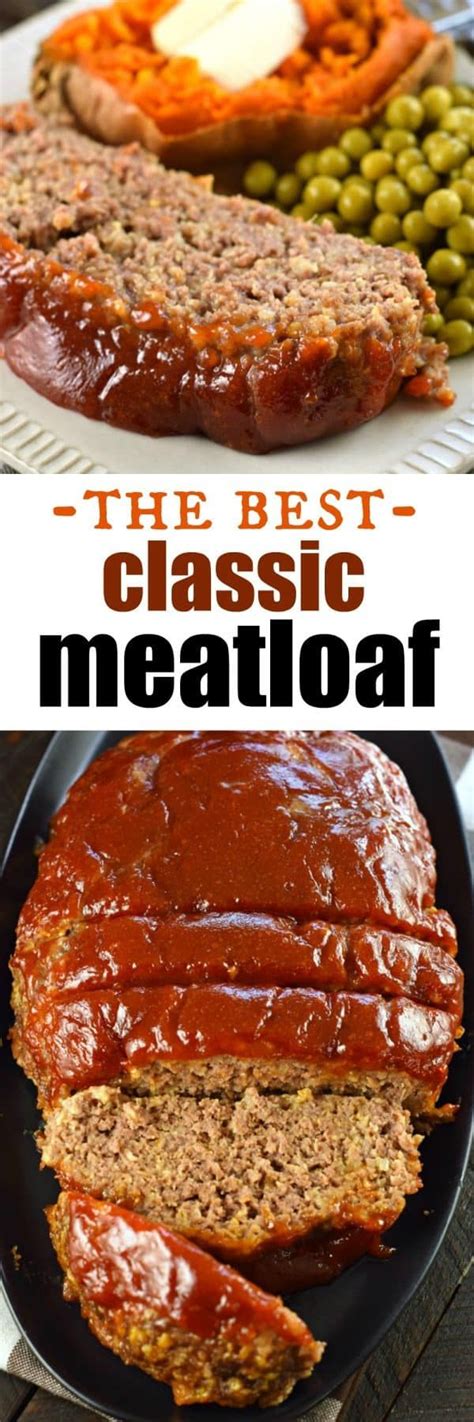 Save your favorite recipes, even recipes from other websites, in one place. The best classic meatloaf recipe is topped with a sweet ...