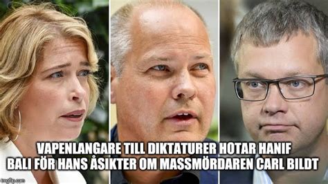 Hanif balis fiender inom moderaterna, sossarna och mainstreammedia tar tillfället i akt för att skada en politisk motståndare. Statsanställda Hallickar Våldtäktsmän Tjuvar Pedofiler ...