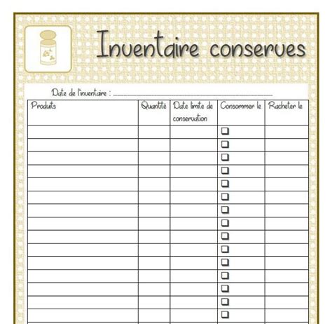 Fiche inventaire contenu congélateur : Fiche Inventaire Contenu Congélateur : 2 / Hello mes ...