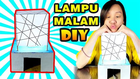 Membuat lampu tidur sendiri hanya dengan pipa air. DIY LAMPU TIDUR CANTIK | NIGHT LAMP || CARA BUAT LAMPU ...