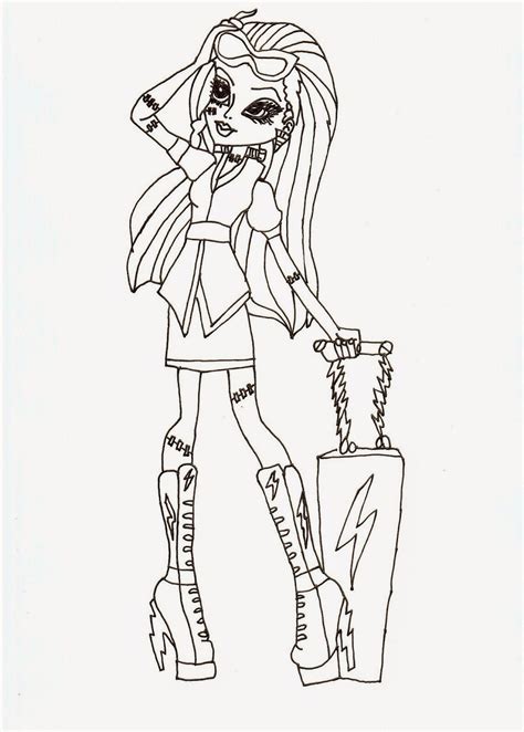 Let them gel well with the fashionable characters like frankie stein, draculaura, clawdeen wolf, cleo de nile. Coloring Pages: Monster High Coloring Pages Free and Printable