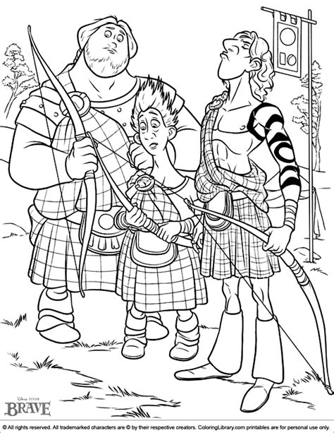 You will find coloring pages to print from animated movies brave, which you can print yourself. Brave colour page - Coloring Library