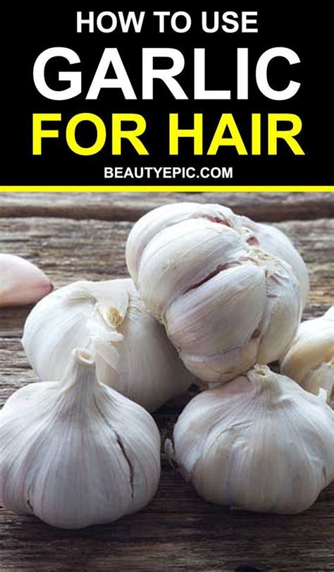 Stimulating your hair follicles is one way to encourage hair growth. How To Use Garlic For Hair | Garlic for hair growth, Thick ...