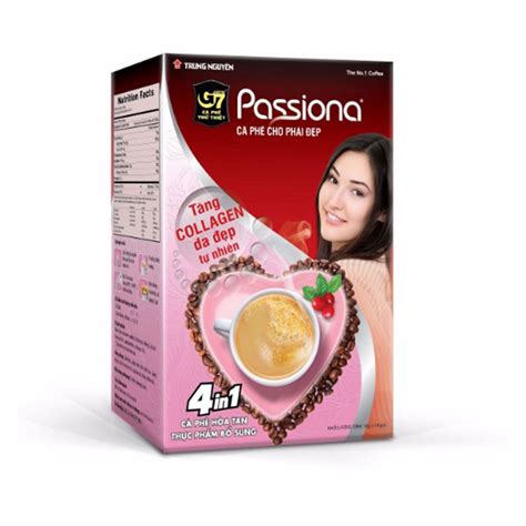 £11.69 & free uk delivery on orders dispatched by amazon over £20. TRUNG NGUYEN G7 Instant Coffee 4-in-1 - Passiona Collagen ...