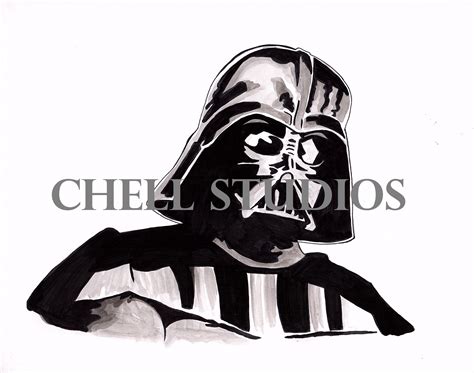 Add guidelines for the arms, legs and helmet. Darth Vader Cartoon Drawing | Free download on ClipArtMag