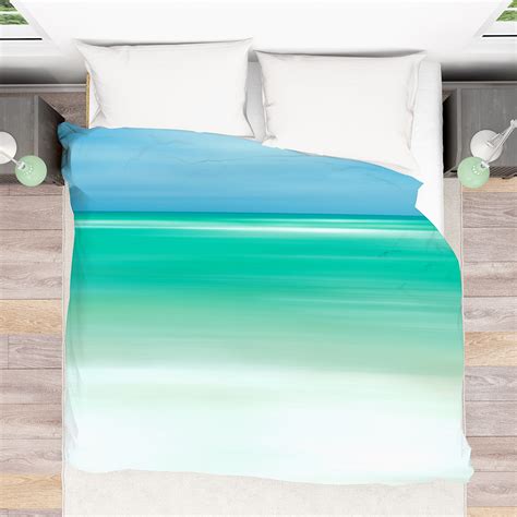 Duvet covers & bedding sets. Abstract tropical ocean Duvet Cover, ocean duvet, coastal ...