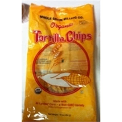 Everybody loves a good nacho tortilla chip and dip right? Whole Grain Milling Co Organic Tortilla Chips: Calories ...