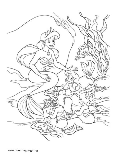 Check spelling or type a new query. Image result for disney coloring pages ARIEL'S SISTERS ...