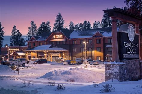 The columbia falls, mt info booth. Cedar Creek Lodge & Conference Center - Columbia Falls ...