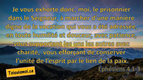 L’Unité de l’Esprit (Éphésiens 4.3) – Toi suis moi