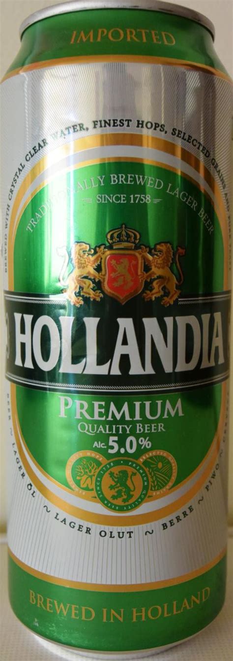 Hollandia victoria combinatie, defunct dutch football team. HOLLANDIA-Beer-500mL-International