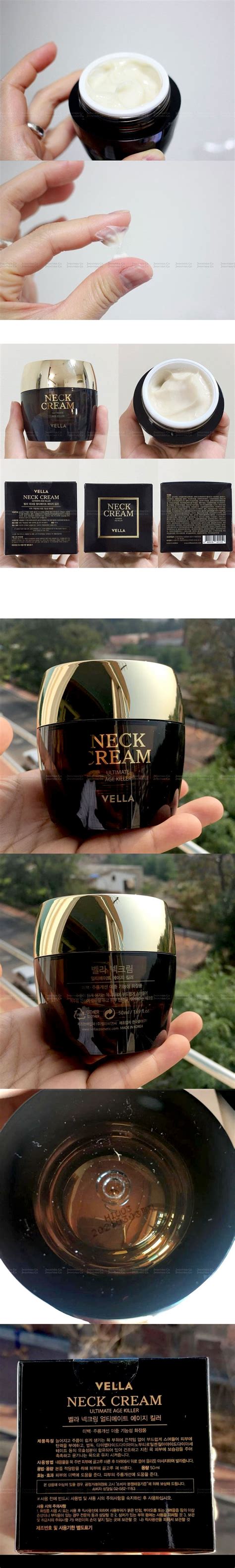 Vella lastest ultimate age killer neck cream 50ml. ★韓國 VELLA NECK CREAM ★ 第四代黑尊爵頸霜 50ml(熨斗霜) - 2wenty6ix 貳拾六店