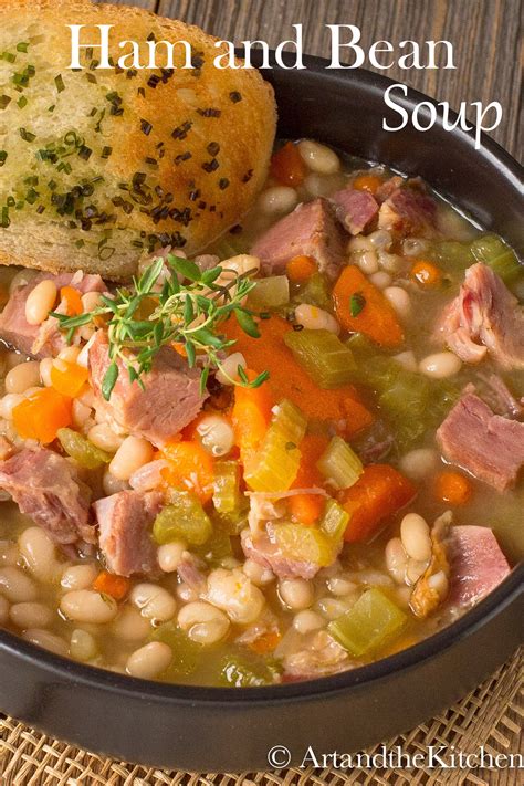 Made this soup for christmas dinner and it was a huge hit!! How To Make Ham And Navy Beans In Crock Pot / Slow Cooker Ham And Bean Soup Healthy Crockpot ...