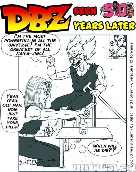 Hero's legacy goku meets goku.jr. Dragon Ball 50 Years Later Oneshot - Read free online