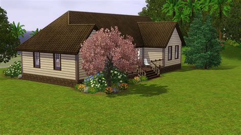 Casa com 4 quartos para família. Sims 3: Family Ranch ~ Download - Polarbearsims Blog & Mods