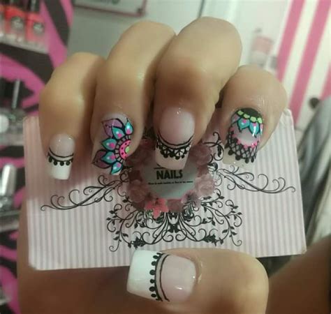 Ver más ideas sobre manicura de uñas, decorados para uñas cortas, uñas decoradas. Resultado de imagen para diseño de uñas con mandalas (con ...