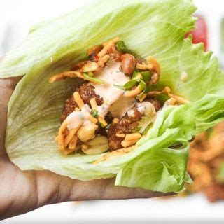 Chicken club lettuce wrap sandwich. Szechuan Chicken Lettuce Wraps with Spicy Mayo (Cactus ...