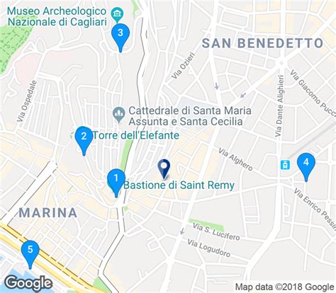 Cagliari von mapcarta, die offene karte. Hotel auf der Karte anzeigen, Cagliari Boutique Rooms