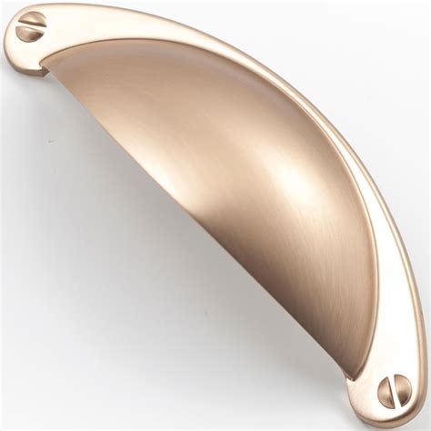 Find great prices on window handles and other window handles deals on shop better homes neptune single handle floor mounted freestanding tub filler castellousa finish: Castella Heritage Shaker Brushed Rose Gold 64mm Cup Pull - Handles.net.au
