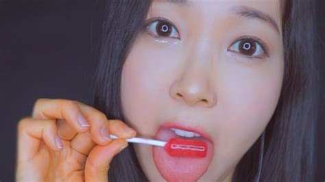 She— she licked me like a lollipop (like a lollipop) i said he's so sweet, make her wanna lick the wrapper (what you do?) ASMR Lollipop Licking Eating Crinkle🍭 - YouTube