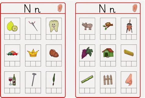 Übungen zu m un n. Lernstübchen: Abhörkarten S N T | Buchstaben lernen ...
