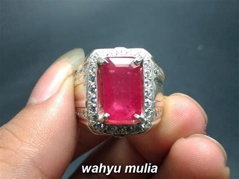 &jangan lupa like & share nya biar teman2 anda tdk ketinggalan konten2 dr. Batu Cincin Merah Ruby Kotak asli (kode:805) - Wahyu Mulia