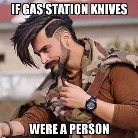 The best memes from instagram, facebook, vine, and twitter about gas station. gas station knives (With images) | Cool hairstyles for men ...