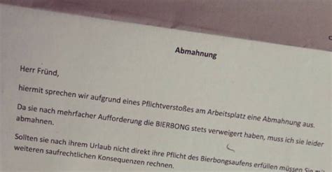 Ein die vorlage für so einen musterbrief sieht. Abmahnung Vorlage Lustig / Neues Urteil: Ein Postfach im ...