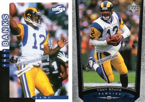 Order from multiple sellers, but pay shipping one time! 1997-1999 Rams Football Trading Cards. - RCSportsCards