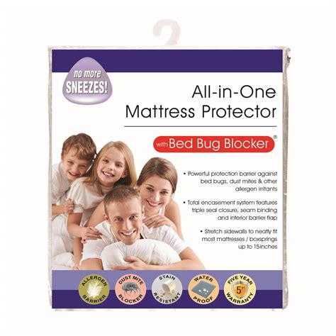 Also, if a person spots bed bugs on a mattress cover, they do not need to discard the whole mattress. Original Bed Bug Blocker Zippered Mattress Cover Protector ...