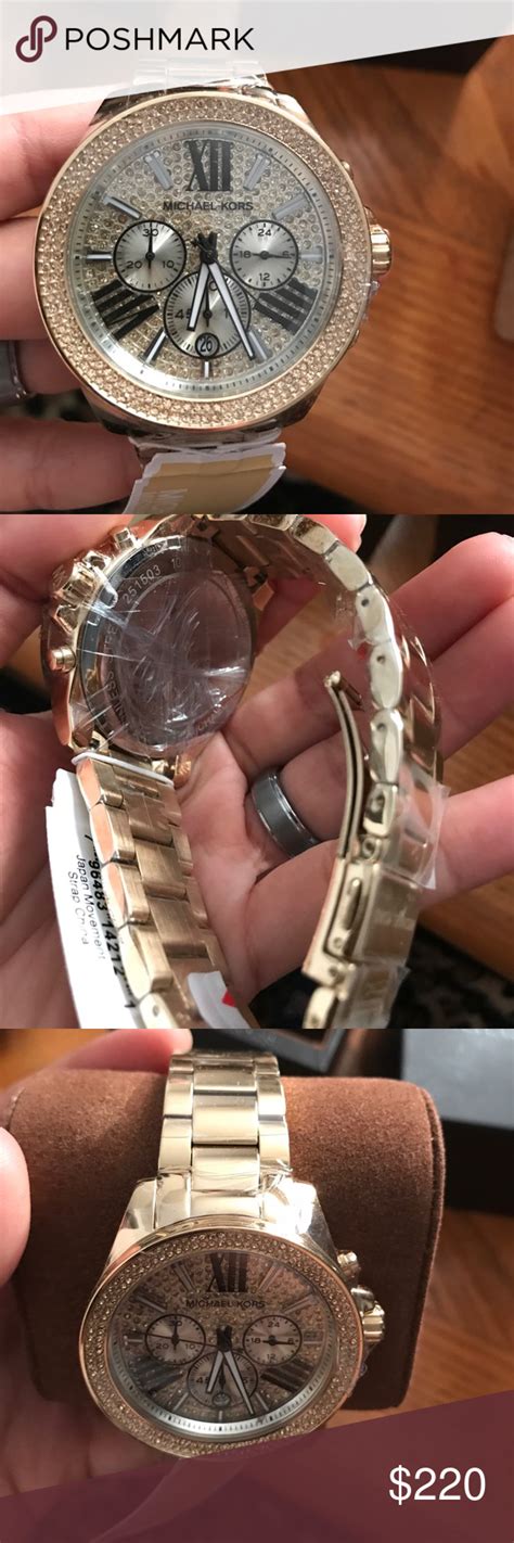 It will look like this: ⚡️1 HR SALE⚡️Michael Kors Goldtone watch NWT | Michael ...