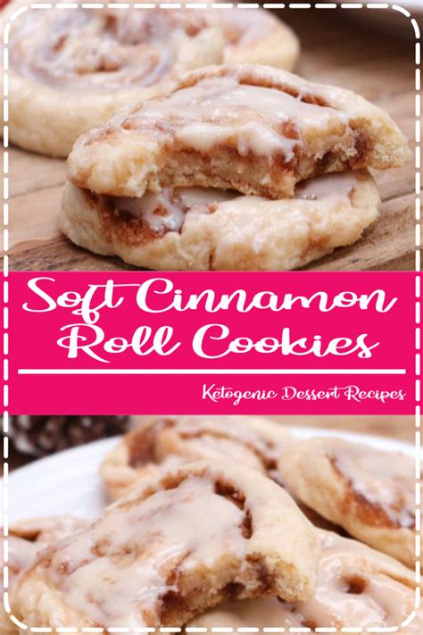 They're soft in the centers with slightly crisp edges and taste like a cookie version of cinnamon rolls! Soft Cinnamon Roll Cookies - FANTASTIC FOOD RECIPES