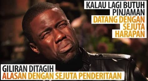 Orang hutang itu kebanyakan membuat janji, tapi tidak ditepati. Meme Hutang Lucu - Cara Melunasi Hutang