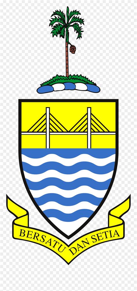 Pulau pinang senarai kerjaya pilihan negeri johor, kedah, kelantan, melaka, negeri sembilan, pahang. Coat Of Arms Of Penang - Jata Negeri Pulau Pinang Clipart ...
