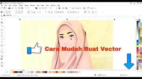 Begini cara membuat twibbon paling mudah di hp android dan iphone dengan menggunakan aplikasi picsart dan canva. Cara Membuat Vector Dengan Corel. - YouTube