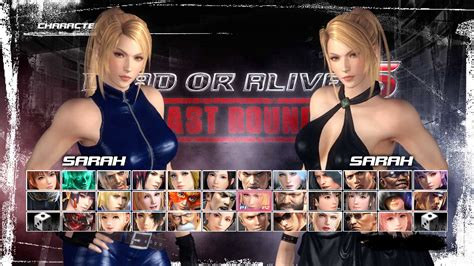 Team ninja , koei tecmo games co., ltd. DEAD OR ALIVE 5 Last Round: Core Fighters Character: Sarah ...