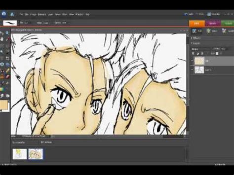 How to draw anime faces. How to Color Anime in Photoshop - YouTube